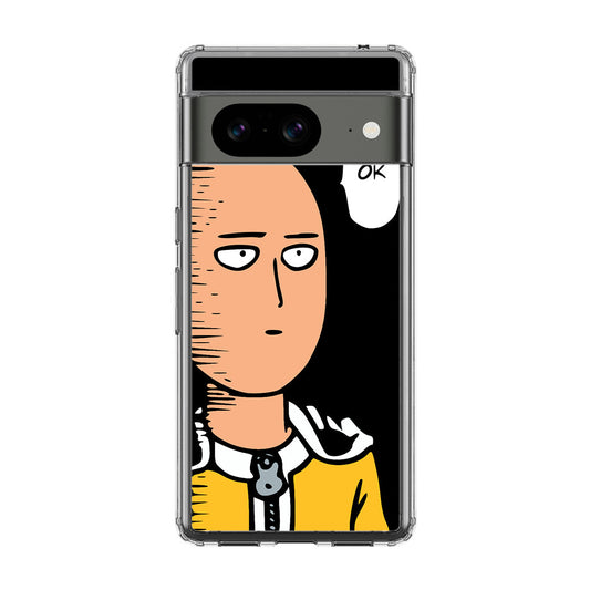 Saitama Poker Face Google Pixel 8 Case