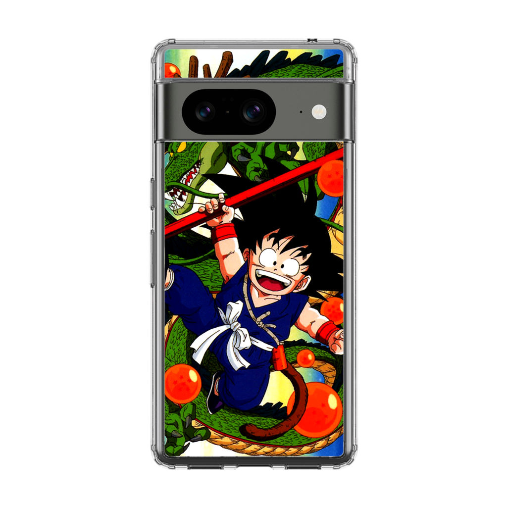 Shenlong And Little Goku Dragon Ball Google Pixel 8 Case