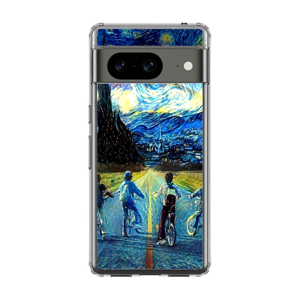 Stranger At Starry Night Google Pixel 8 Case