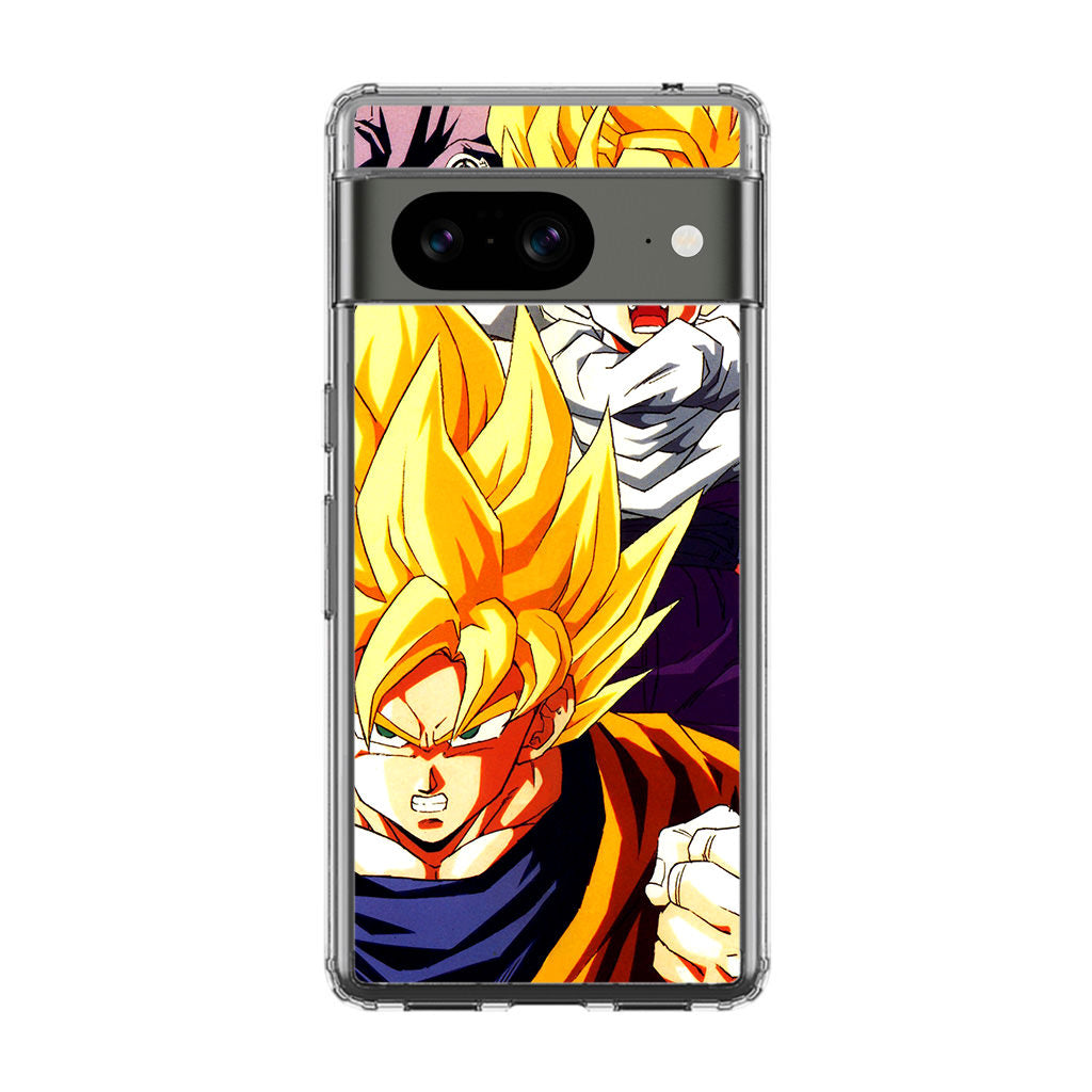 Super Saiyan Goku And Gohan Google Pixel 8 Case