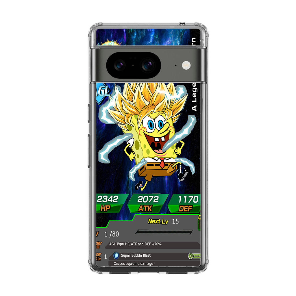 Super Saiyan Spongebob Card Google Pixel 8 Case