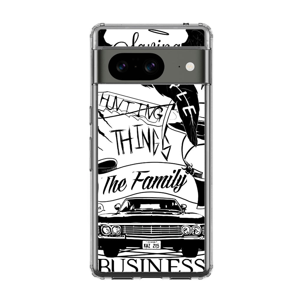 Supernatural Family Business Saving People Google Pixel 8 Case