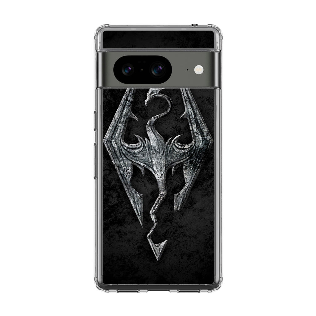 The Elder Scrolls V Skyrim Logo Google Pixel 8 Case