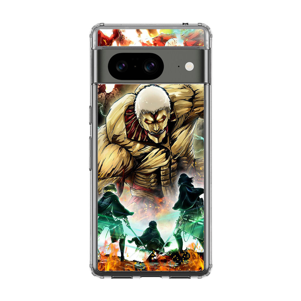 Attack The Armored Titan Google Pixel 8 Case