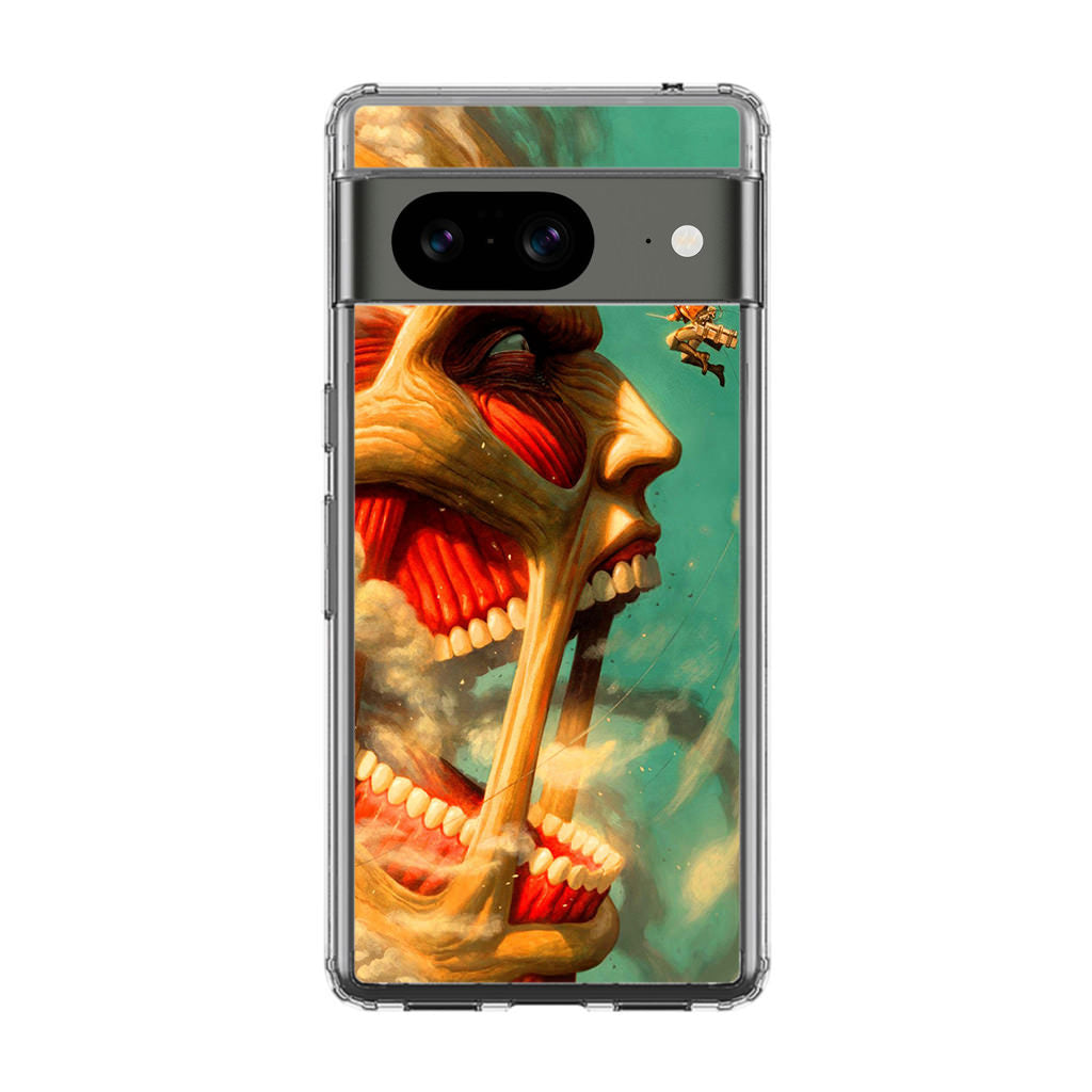 Attack The Colossal Titan Google Pixel 8 Case