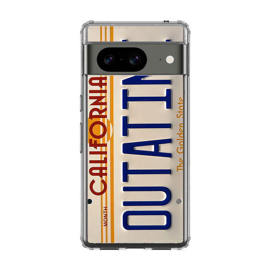 Back to the Future License Plate Outatime Google Pixel 8 Case