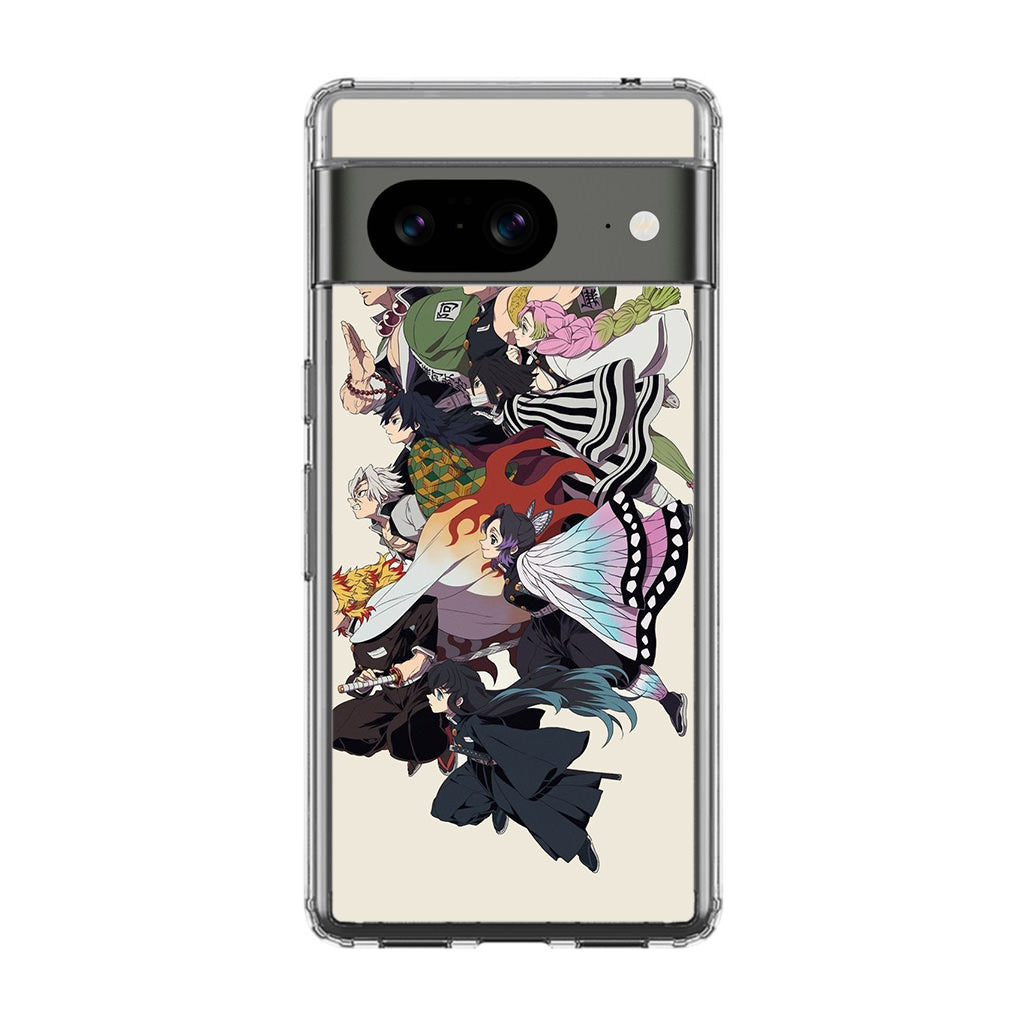 Demon Slayer All Hashira Pillars Google Pixel 8 Case