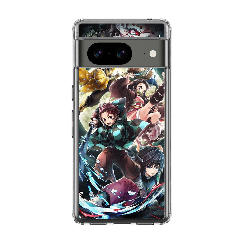 Demon Slayer First Season Google Pixel 8 Case