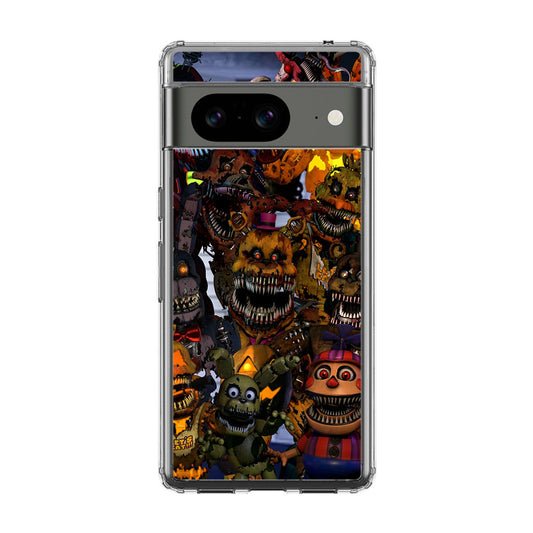 Five Nights at Freddy's Scary Characters Google Pixel 8 Case