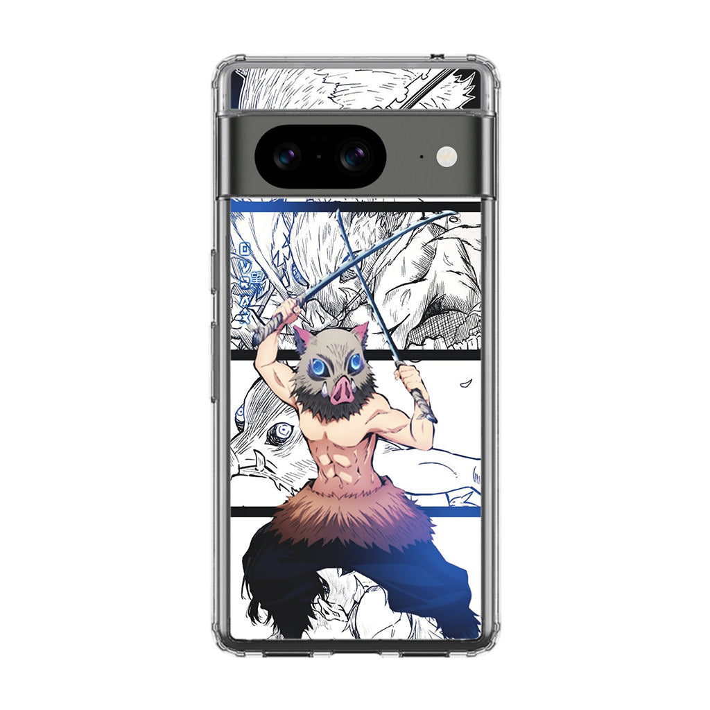 Inosuke Hashibira Manga Collage Google Pixel 8 Case