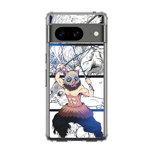 Inosuke Hashibira Manga Collage Google Pixel 8 Case