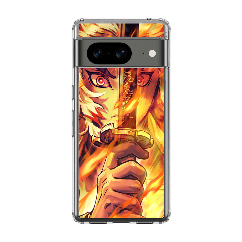 Kyojuro Rengoku Flame Sword Google Pixel 8 Case