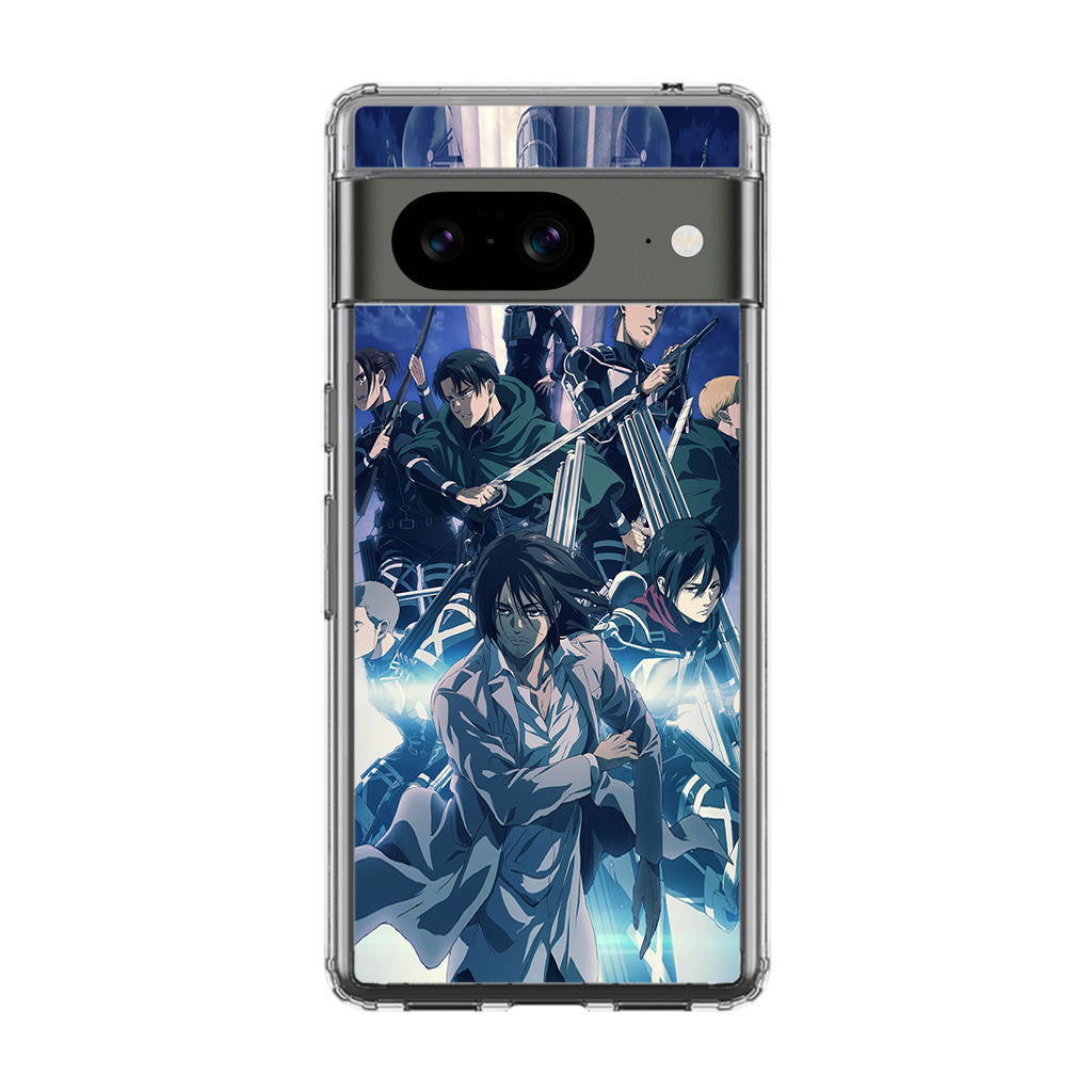 Poster Attack on Titan Final Season Google Pixel 8 Case