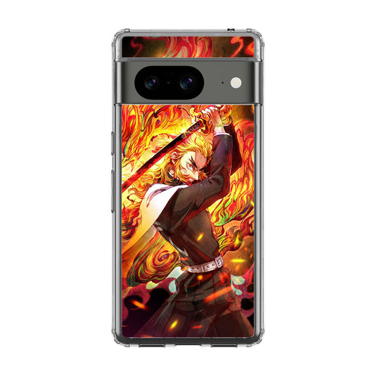 Rengoku Flame Pillar Google Pixel 8 Case