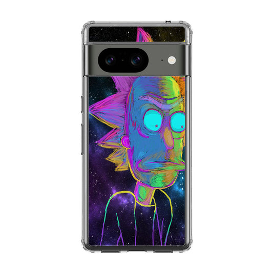 Rick Colorful Crayon Space Google Pixel 8 Case