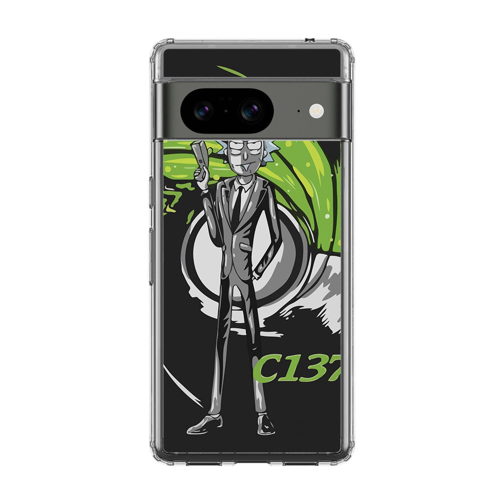 Rick Sanchez Agent C137 Google Pixel 8 Case