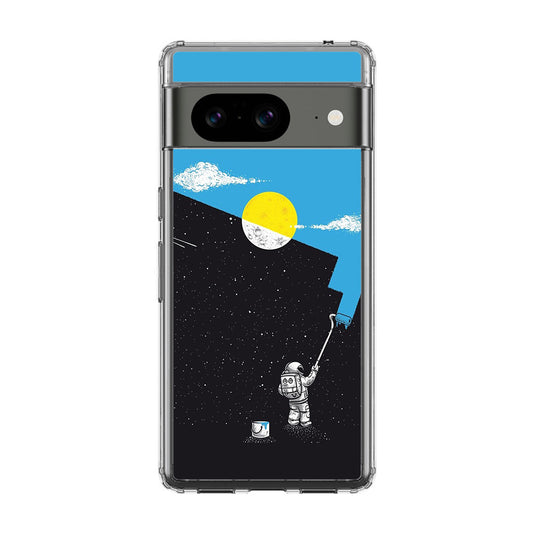 Space Paiting Day Google Pixel 8 Case