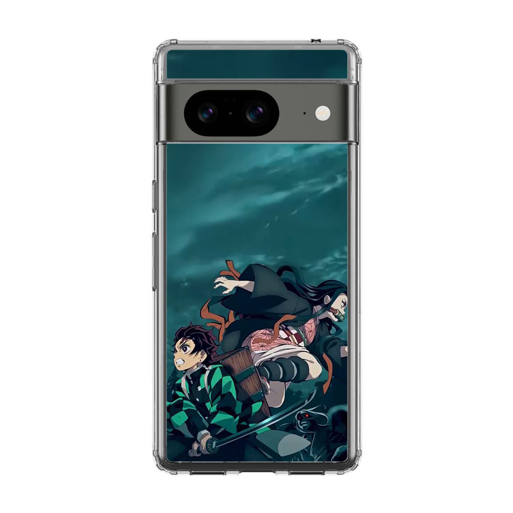 Tanjiro And Nezuko Google Pixel 8 Case