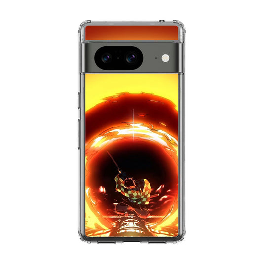 Tanjiro Kagura Dance Google Pixel 8 Case