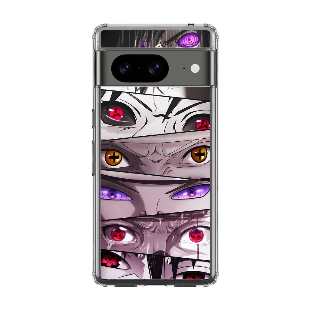 The Powerful Eyes on Naruto Google Pixel 8 Case