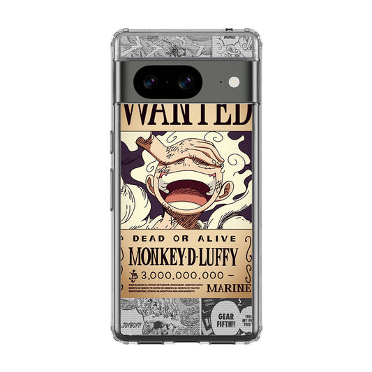Gear 5 Wanted Poster Google Pixel 8 Case