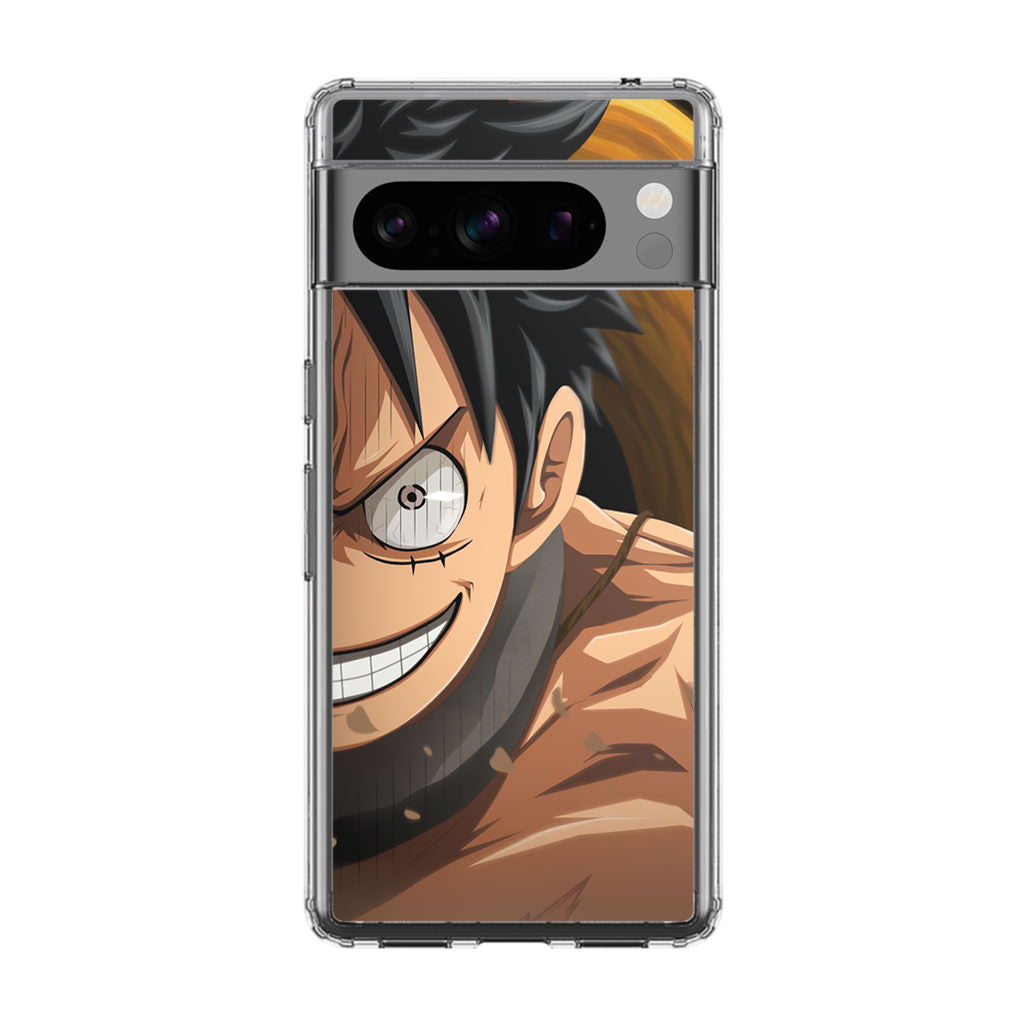 Luffy Half Smile Google Pixel 8 Pro Case