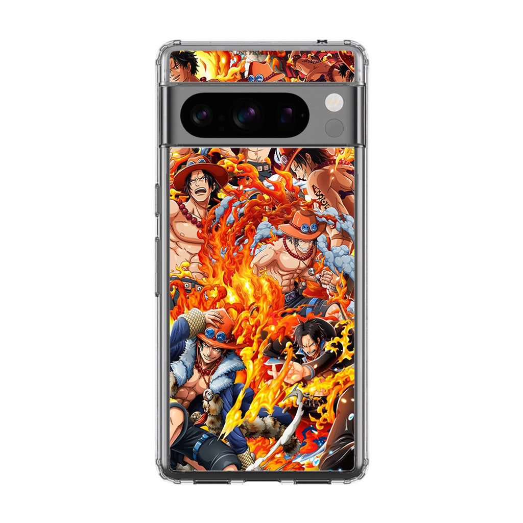 Portgas D Ace Collections Google Pixel 8 Pro Case