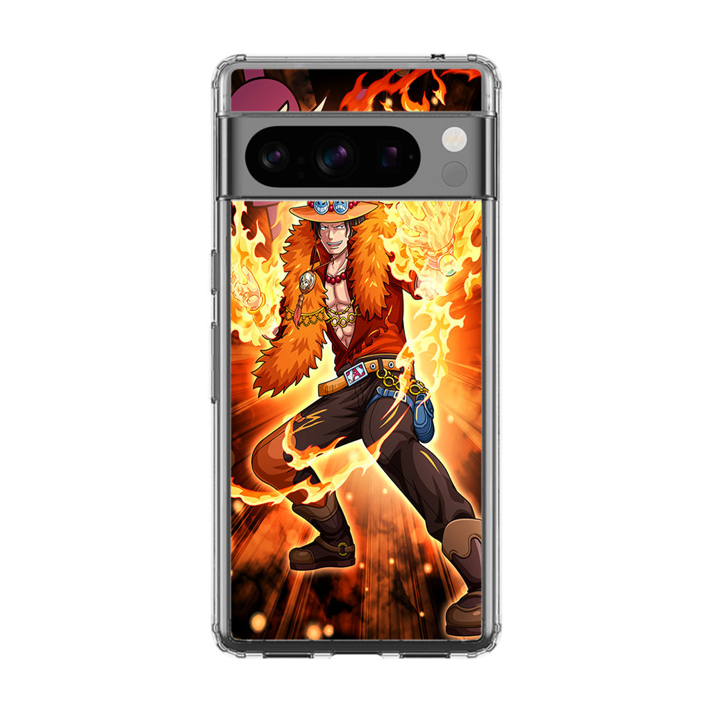 Portgas D Ace Fire Power Google Pixel 8 Pro Case