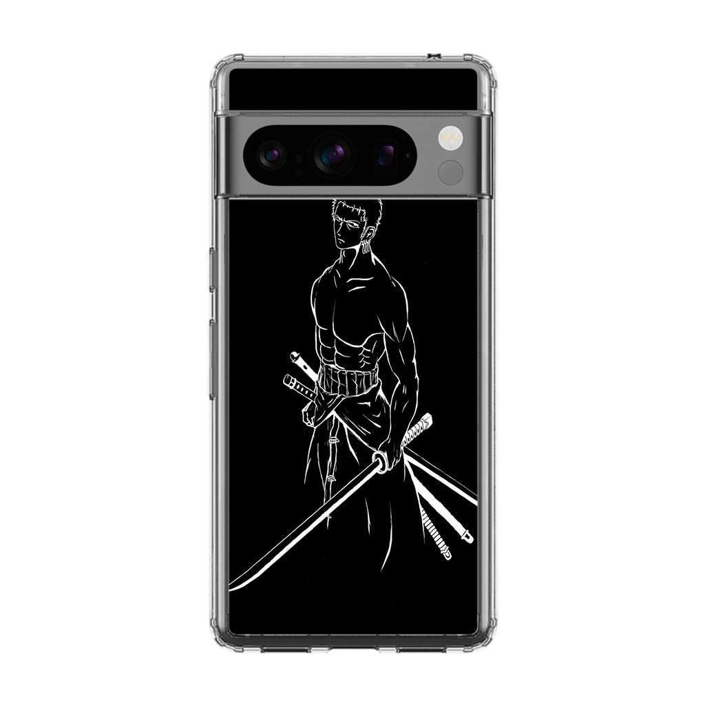 Roronoa Zoro Outlines Google Pixel 8 Pro Case