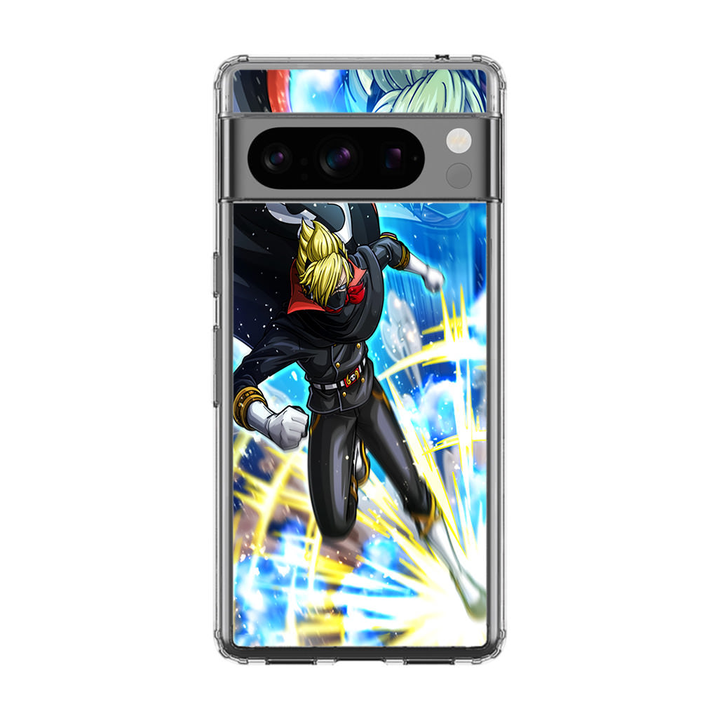 Sanji In Stealth Black Suit Google Pixel 8 Pro Case