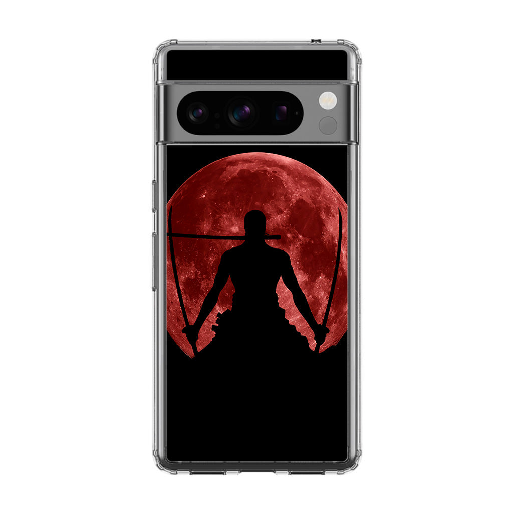 Silhouette Of Zoro In Santoryu Mode Google Pixel 8 Pro Case