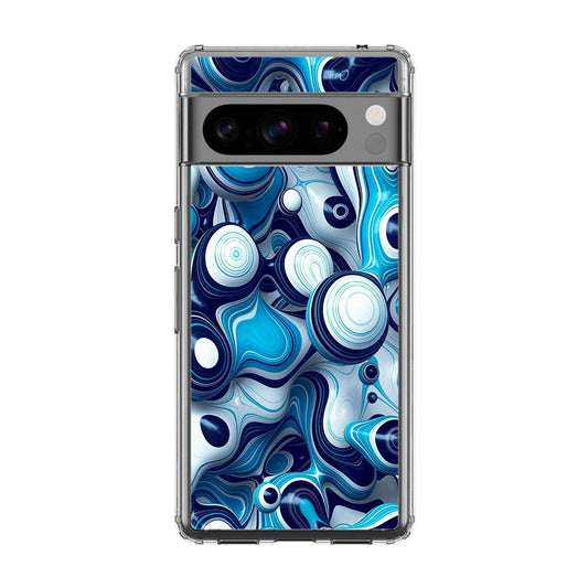 Abstract Art All Blue Google Pixel 8 Pro Case