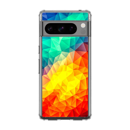 Abstract Multicolor Cubism Painting Google Pixel 8 Pro Case