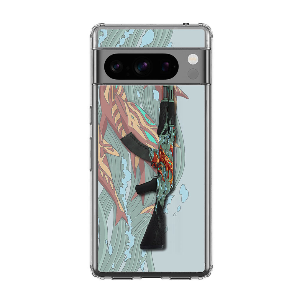 AK-47 Aquamarine Revenge Google Pixel 8 Pro Case