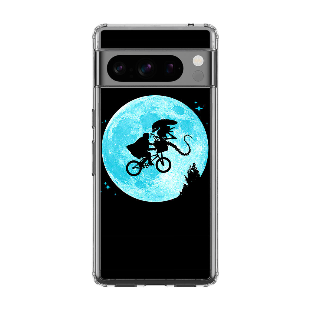 Alien Bike to the Moon Google Pixel 8 Pro Case