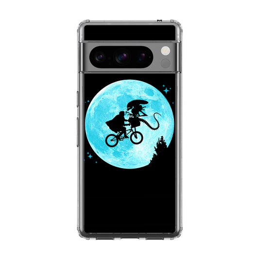 Alien Bike to the Moon Google Pixel 8 Pro Case