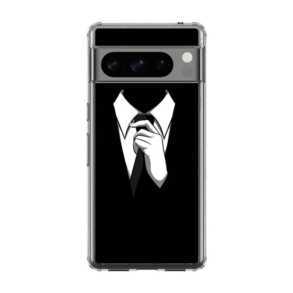 Anonymous Black White Tie Google Pixel 8 Pro Case