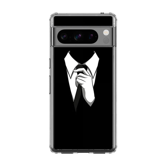 Anonymous Black White Tie Google Pixel 8 Pro Case