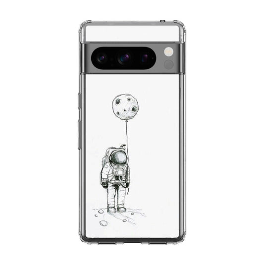 Astronaut Moon Balloon Google Pixel 8 Pro Case