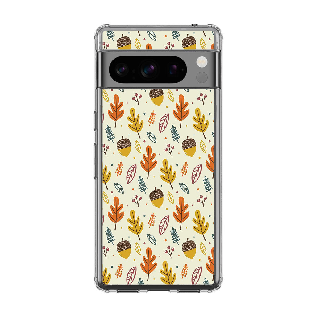 Autumn Things Pattern Google Pixel 8 Pro Case