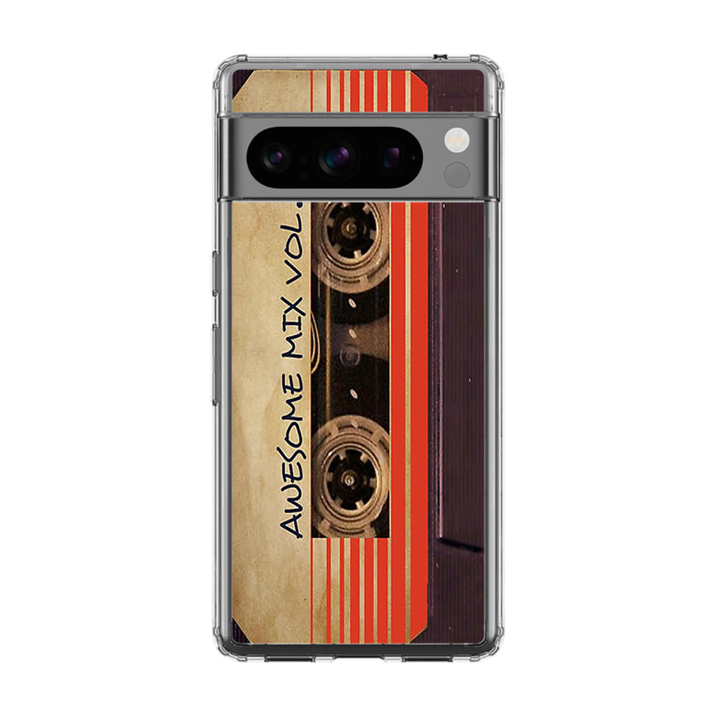 Awesome Mix Vol 1 Cassette Google Pixel 8 Pro Case