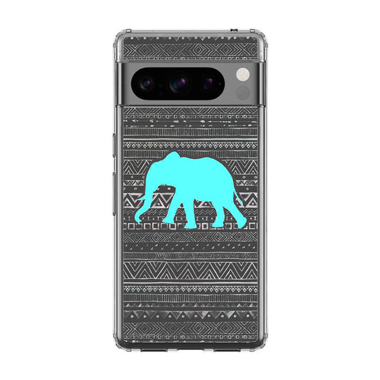 Aztec Elephant Turquoise Google Pixel 8 Pro Case