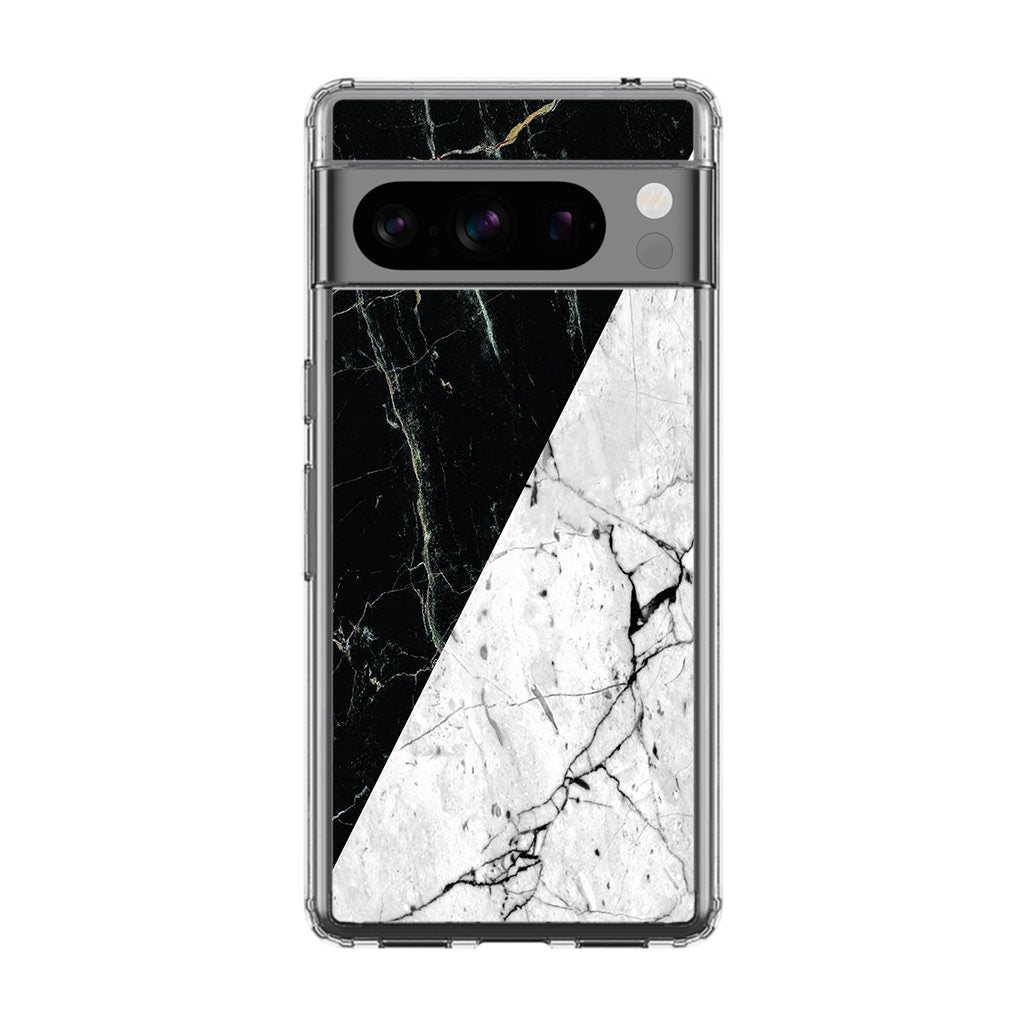 B&W Marble Google Pixel 8 Pro Case