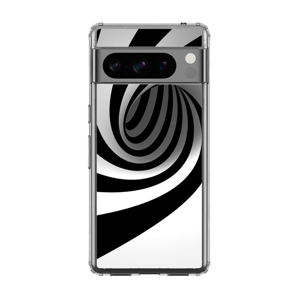 Black and White Twist Google Pixel 8 Pro Case