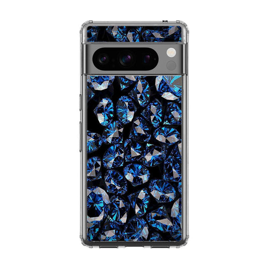 Blue Diamonds Pattern Google Pixel 8 Pro Case