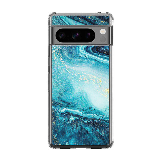 Blue Water Glitter Google Pixel 8 Pro Case