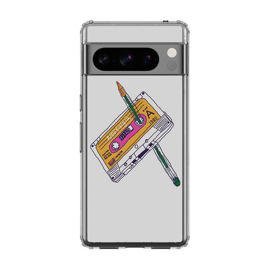 Cassete Tape Old Google Pixel 8 Pro Case