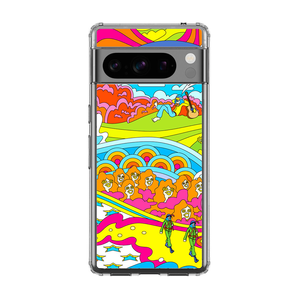 Colorful Doodle Google Pixel 8 Pro Case