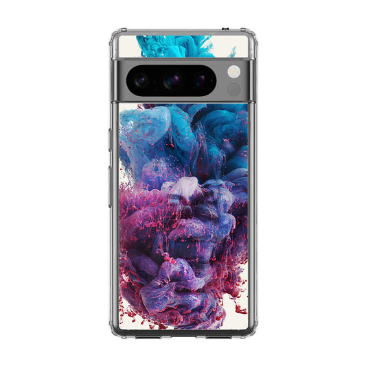 Colorful Dust Art on White Google Pixel 8 Pro Case