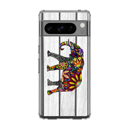 Colorful Elephant Flower Google Pixel 8 Pro Case